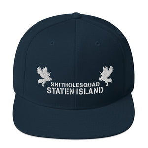 Open image in slideshow, STATEN ISLAND SHITHOLESQUAD Snapback Hat
