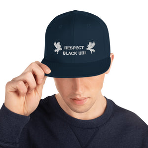 Open image in slideshow, Respect Black UBI Snapback Hat
